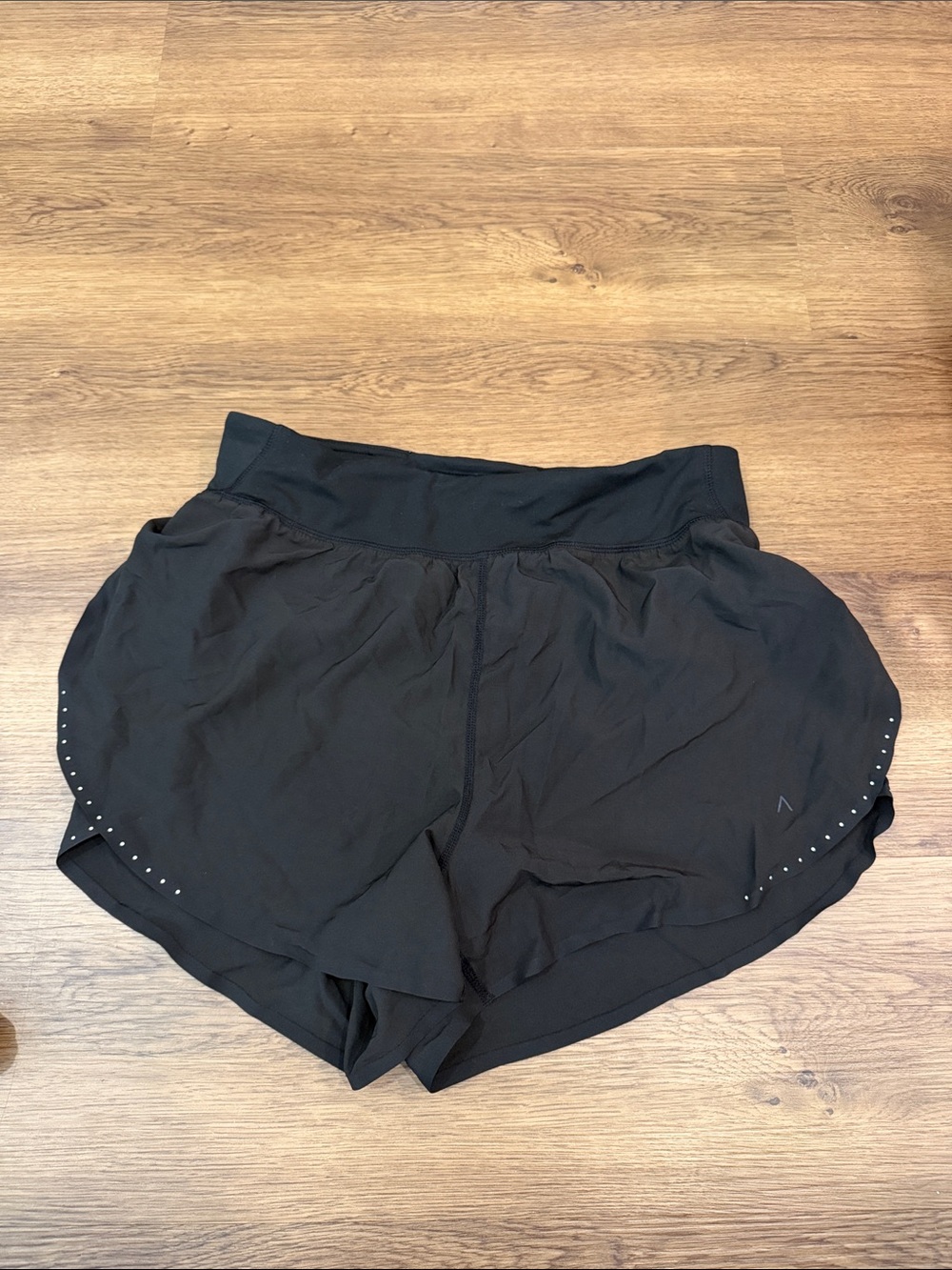 Women's Black Athletic Running Shorts